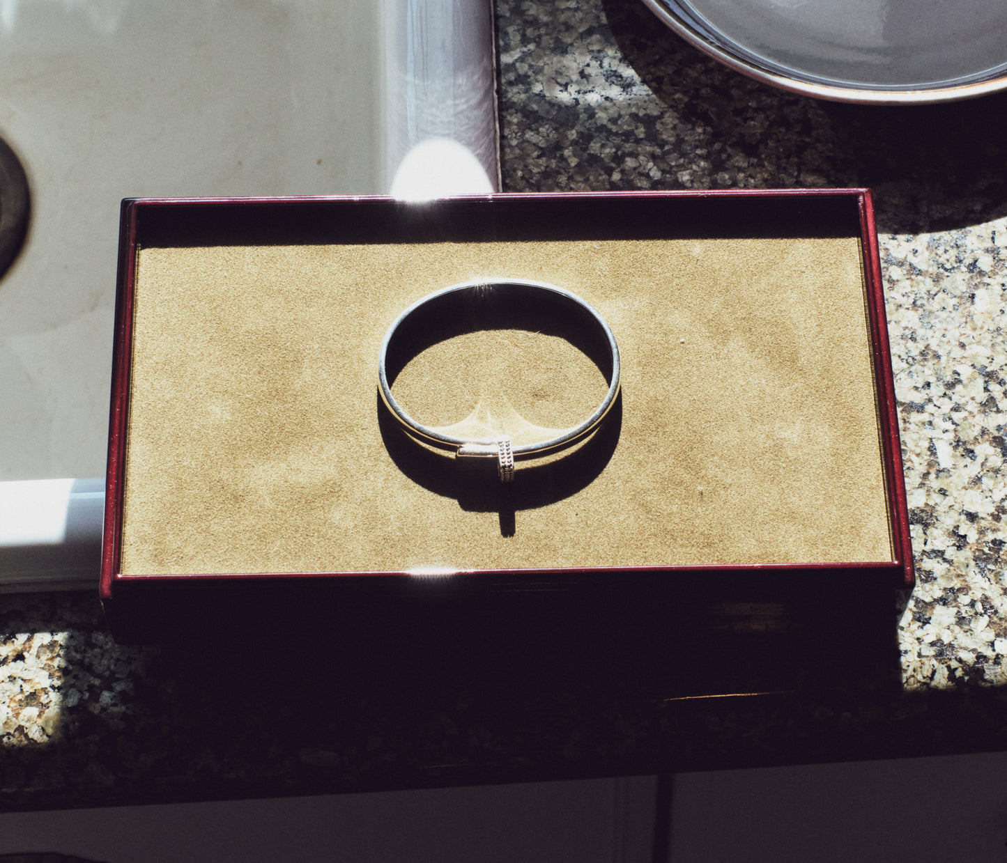 Overlap Cuff with Black Onyx
