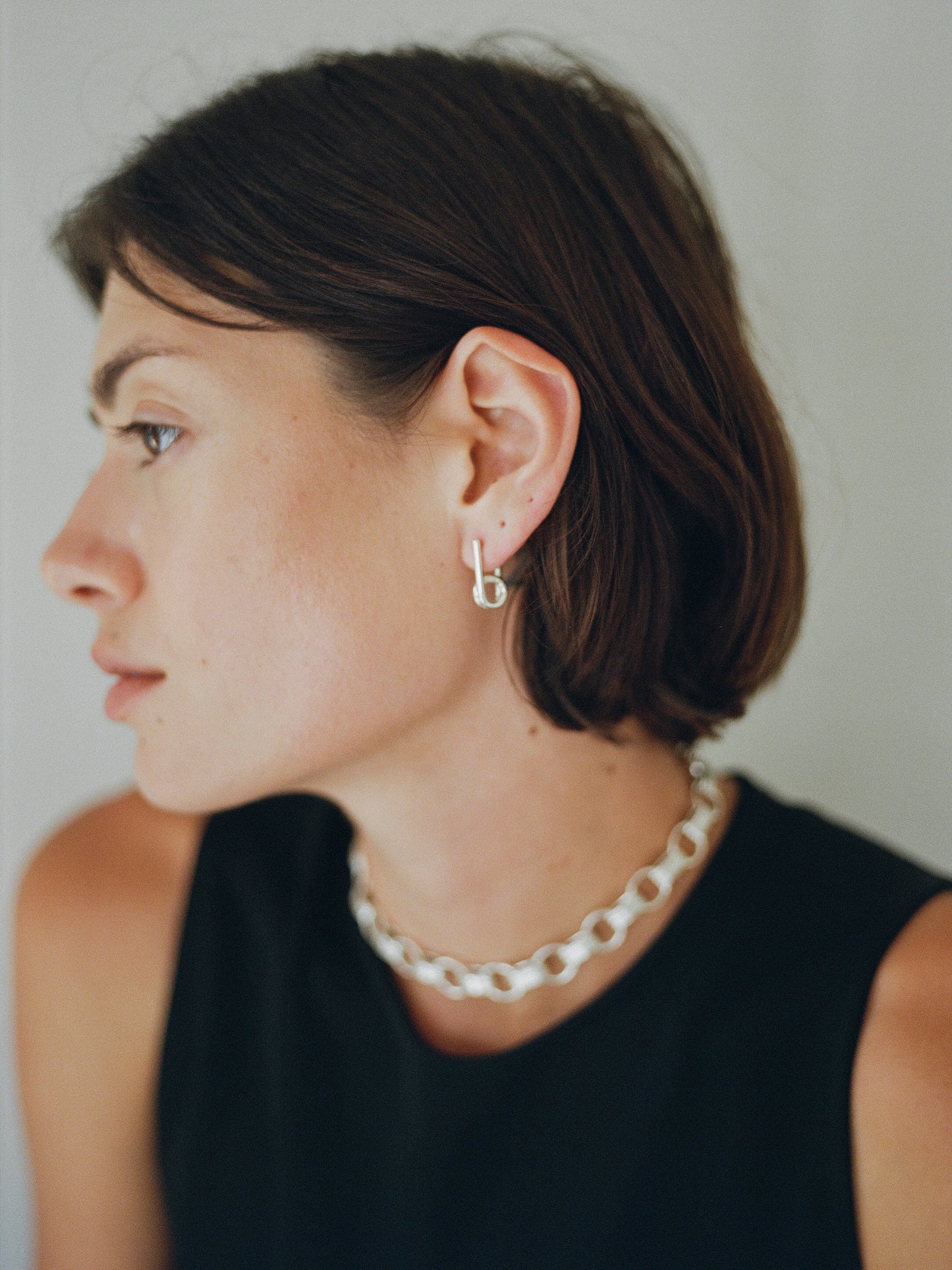Minimalist Pin Earring