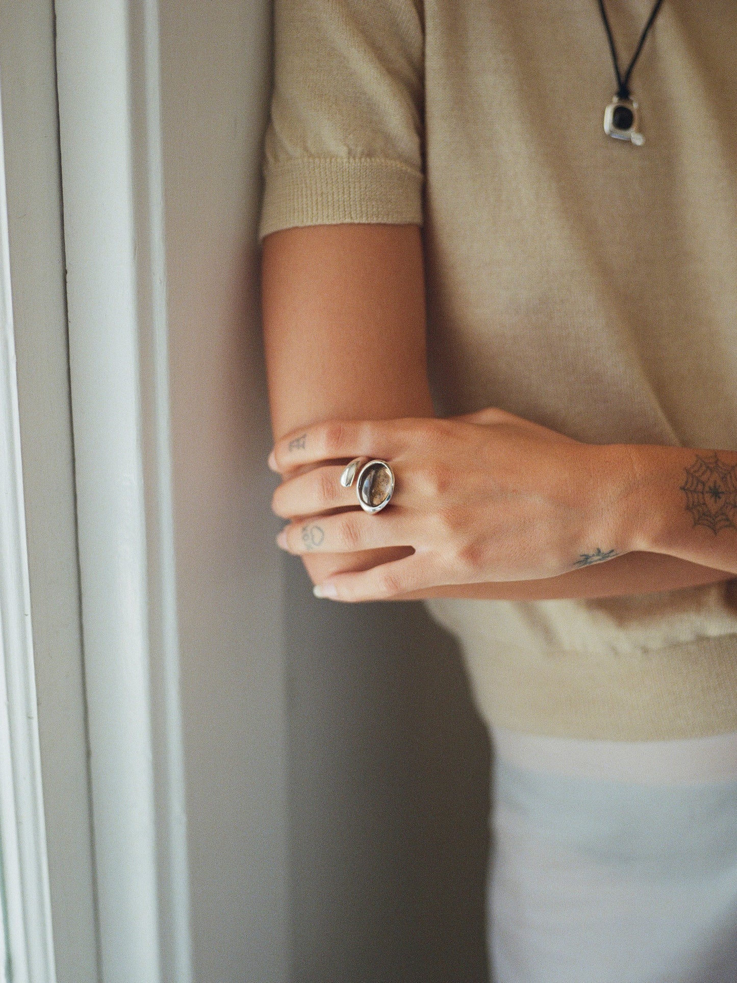 Block 53 with Smoky Quartz Small