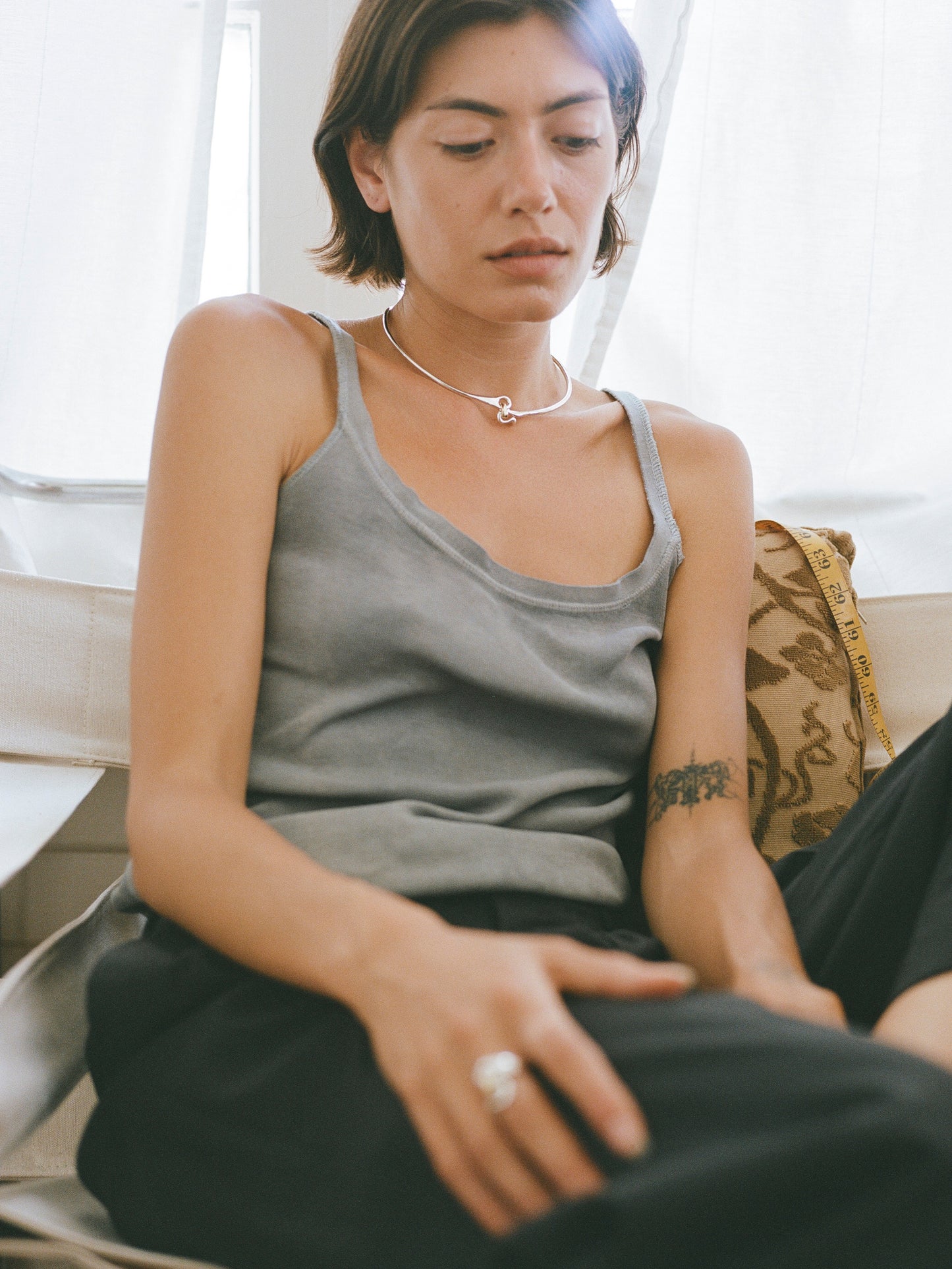 Serp Collar with 14K Gold Accent