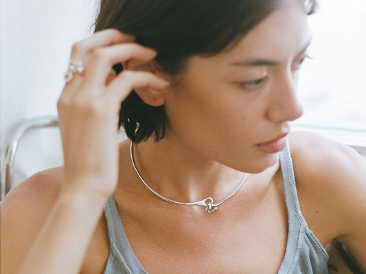 Serp Collar with 14K Gold Accent