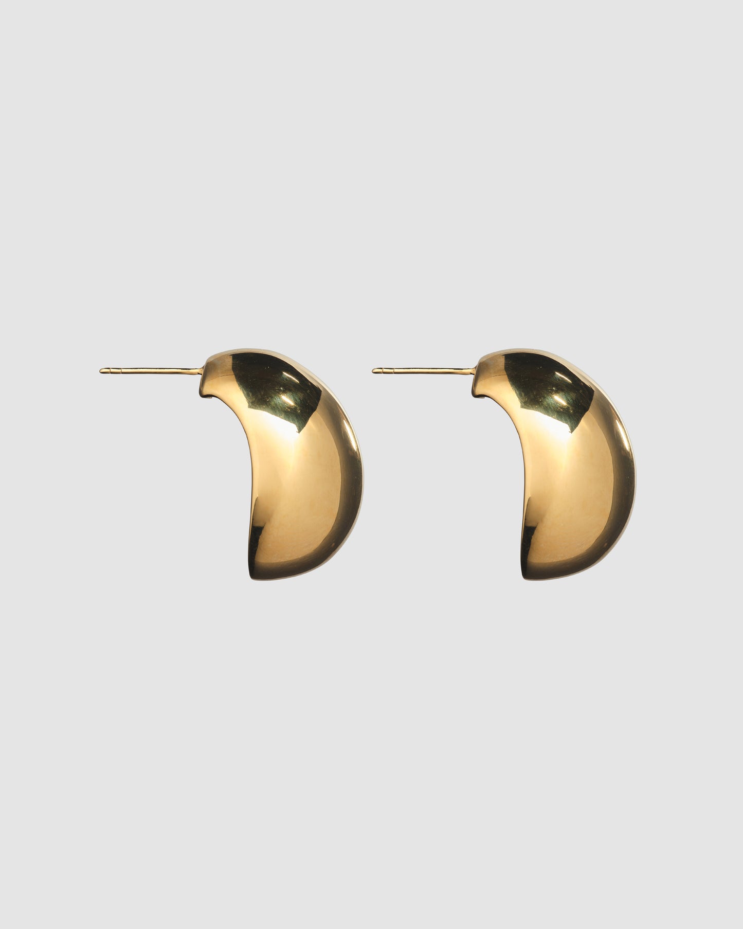 Dome Earrings in Gold Vermeil