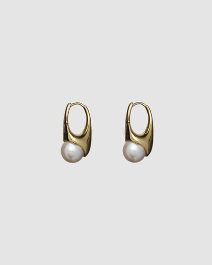 Lobster Earring with Pearl