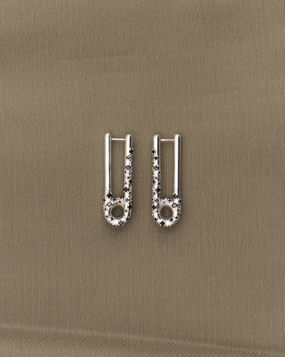 Extended Pin Earring with Black Onyx