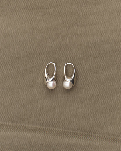 Lobster Earring with Pearl