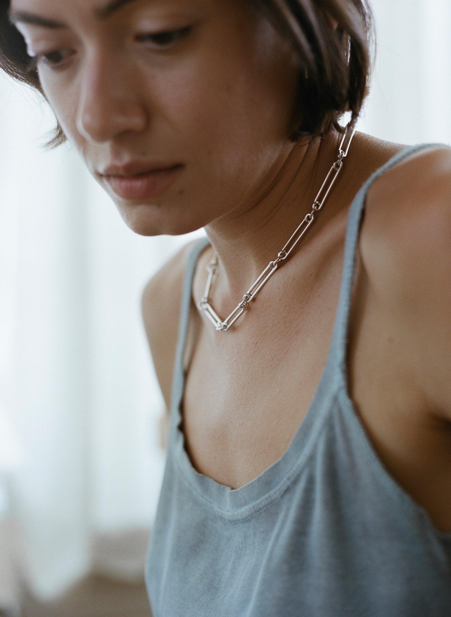 Pin Link Necklace